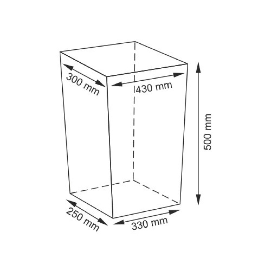 WasserKRAFT Lippe WB-450-M Корзина для белья 63 L (белый)