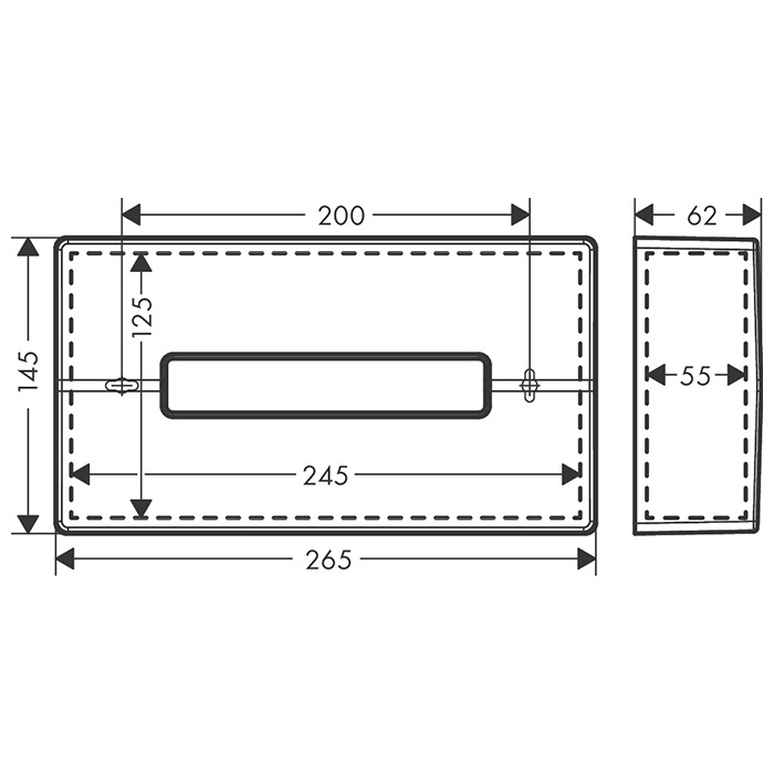 Hansgrohe AddStoris 41774000 Диспенсер бумажных салфеток