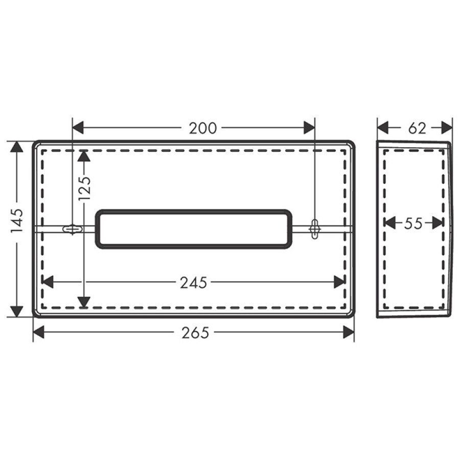 Hansgrohe AddStoris 41774000 Диспенсер бумажных салфеток