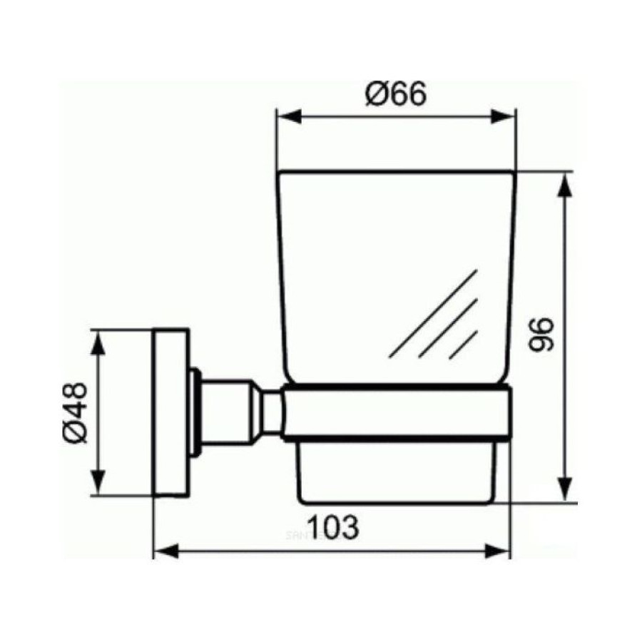 Ideal Standard IOM A9245XG Набор аксессуаров (черный матовый)