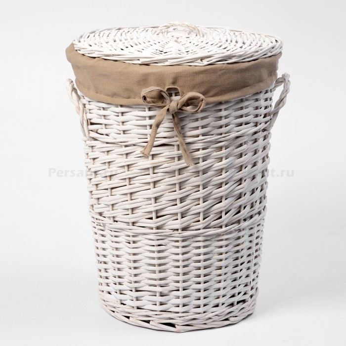 WasserKRAFT Aller WB-106-L Корзина для белья 83 L (белый)