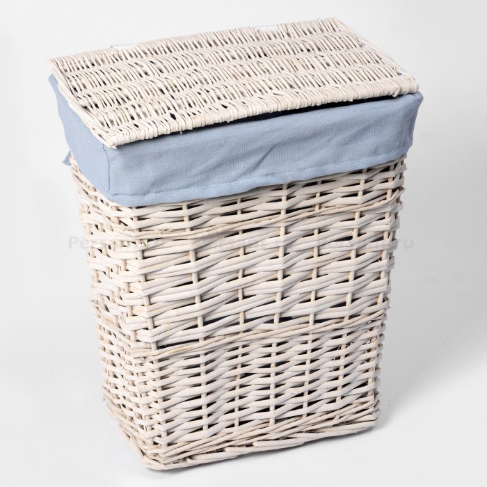WasserKRAFT Lippe WB-450-S Корзина для белья 34 L (белый)