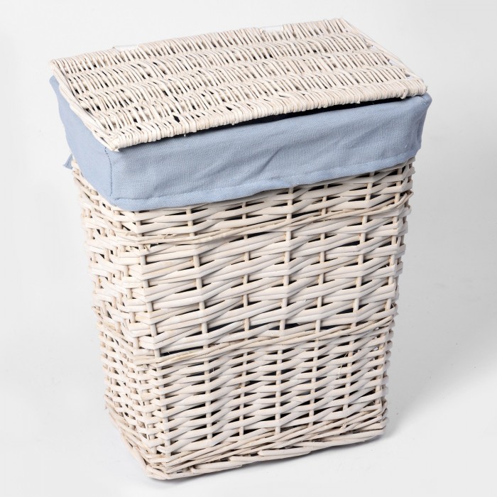 WasserKRAFT Lippe WB-450-S Корзина для белья 34 L (белый)