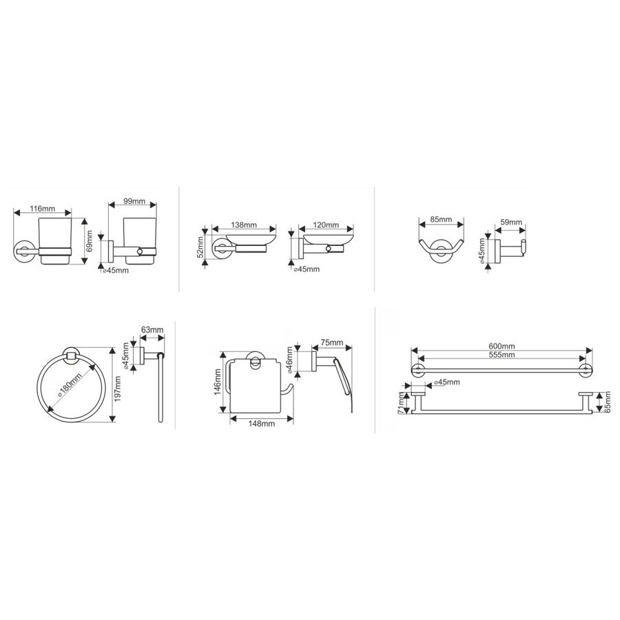 MELANA MLN-861-SET Набор аксессуаров