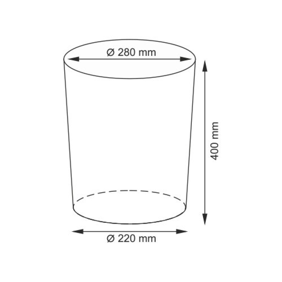 WasserKRAFT Aller WB-106-S Корзина для белья 23 L (белый)