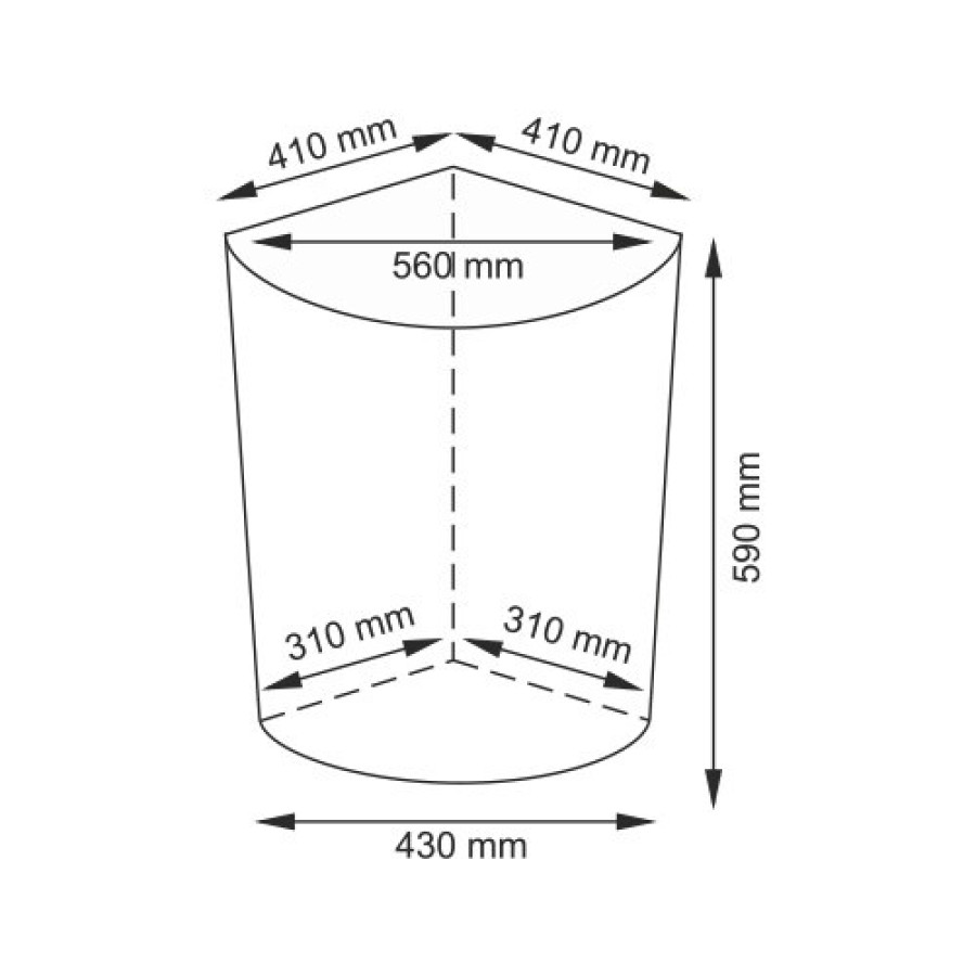 WasserKRAFT Salm WB-270-L Корзина для белья 69 L (тёмно-коричневый)