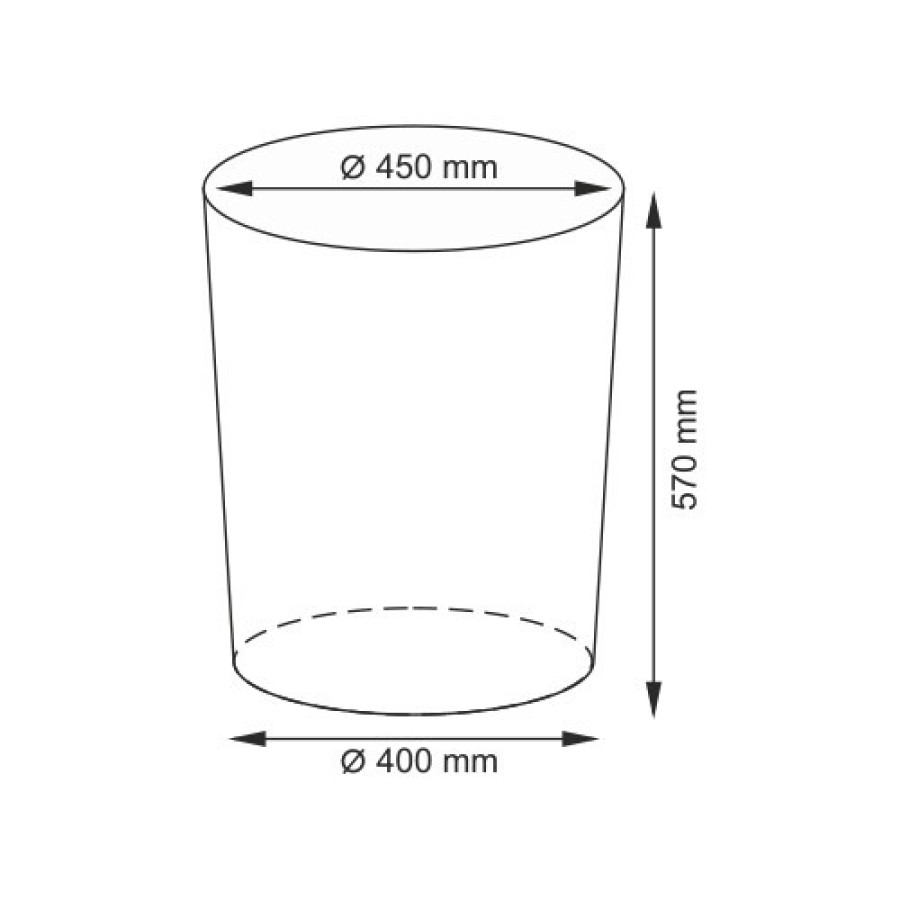 WasserKRAFT Еlbe WB-740-L Корзина для белья 90 L (тёмно-коричневый)