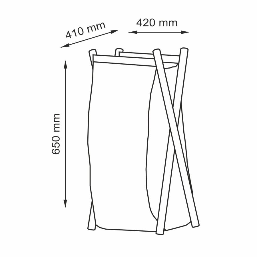 WasserKRAFT Nau WB-772-L Корзина для белья 112 L (серый)