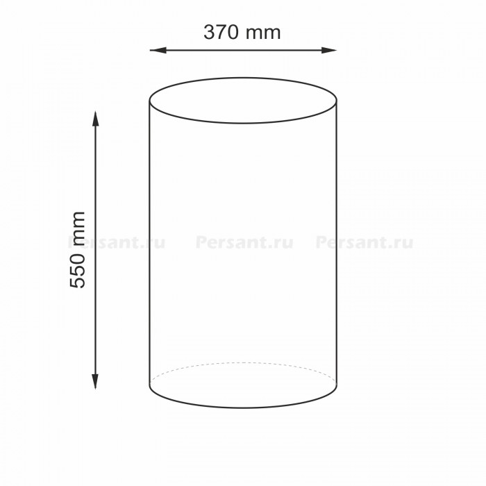 WasserKRAFT Rossel WB-572 Корзина для белья 75 L
