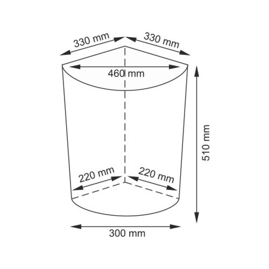 WasserKRAFT Salm WB-270-M Корзина для белья 44 L (тёмно-коричневый)