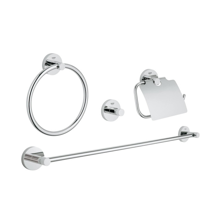 GROHE Essentials 40776001 - Набор аксессуаров для ванной комнаты и туалета (хром)