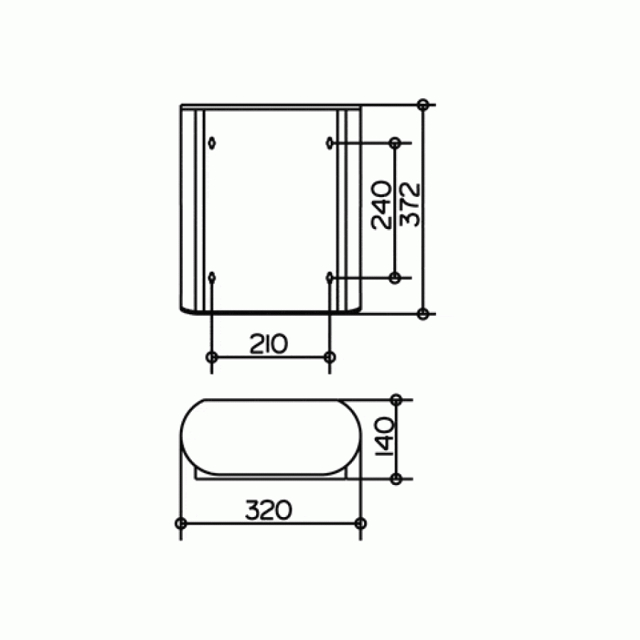 Keuco Plan 14985 010000 Дозатор бумажных полотенец (хром)