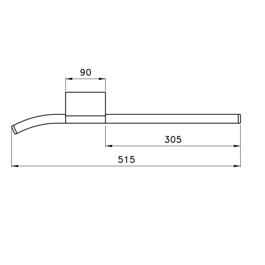 Stella Bamboo BT 10000 CR00 Держатель полотенца на 30 см