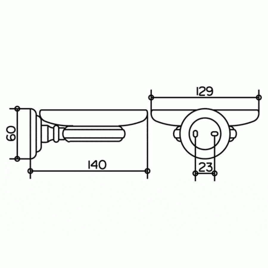 Keuco Astor 02155 019000 Мыльница (хром)