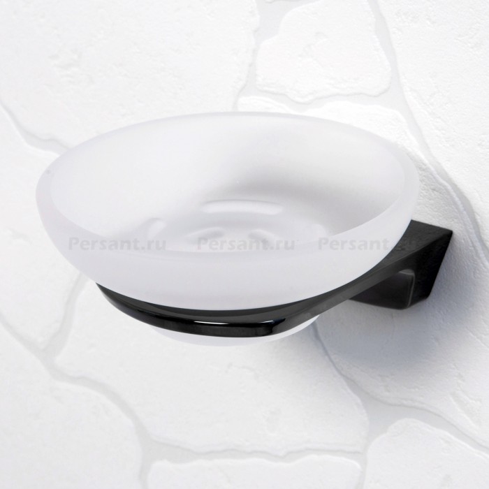 WasserKRAFT Glan K-5129 Мыльница подвесная (чёрный глянцевый)