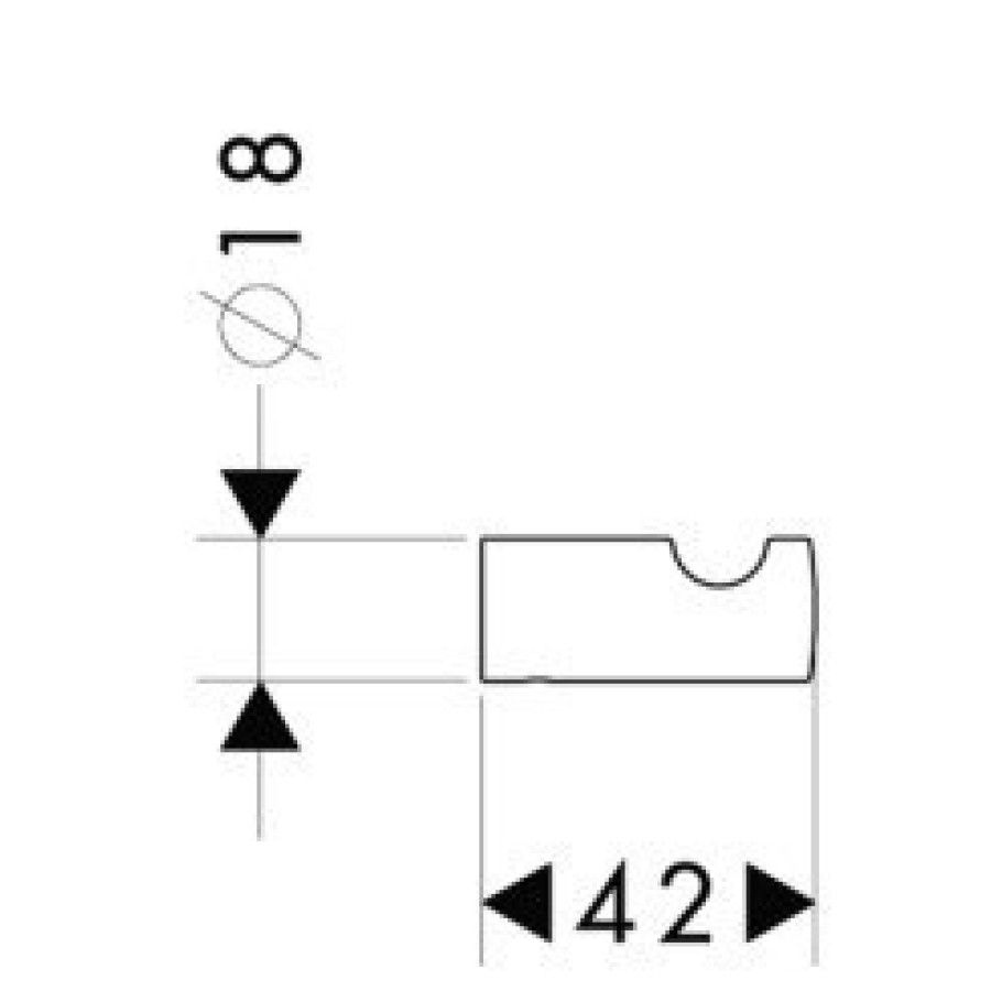 Крючок 41501000 Hansgrohe PuraVida