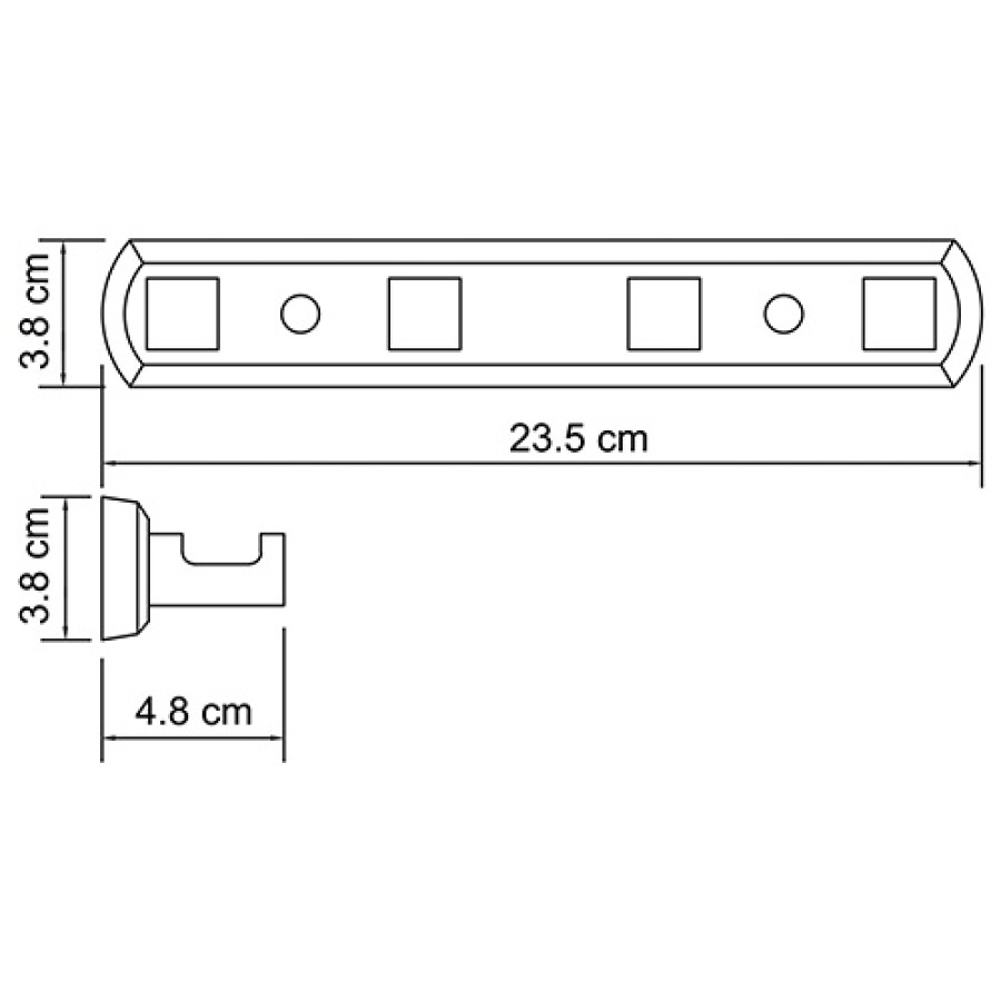 WasserKRAFT Dill K-3974 Крючки для халата и полотенца (хром)