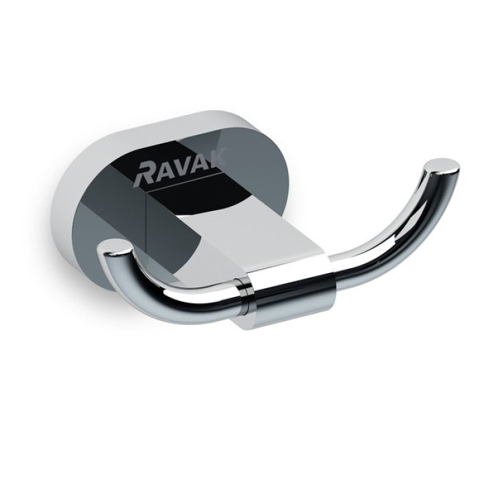 Ravak Chrome CR 100.00 X07P186 Двойной крючок для халата | полотенца (хром)