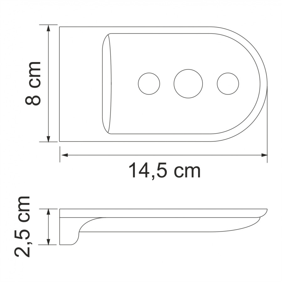 WasserKRAFT Kammel K-8369 Мыльница-решётка подвесная (хром)