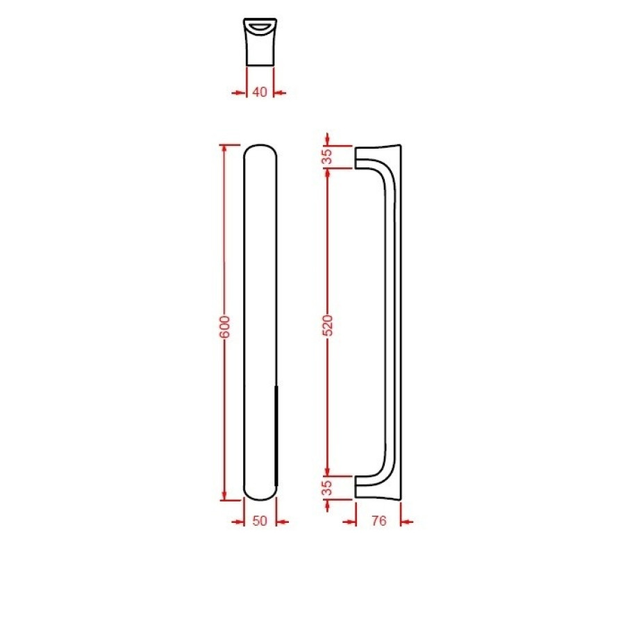 ArtCeram COW CWC005 01 00 Держатель для полотенца на 60 см