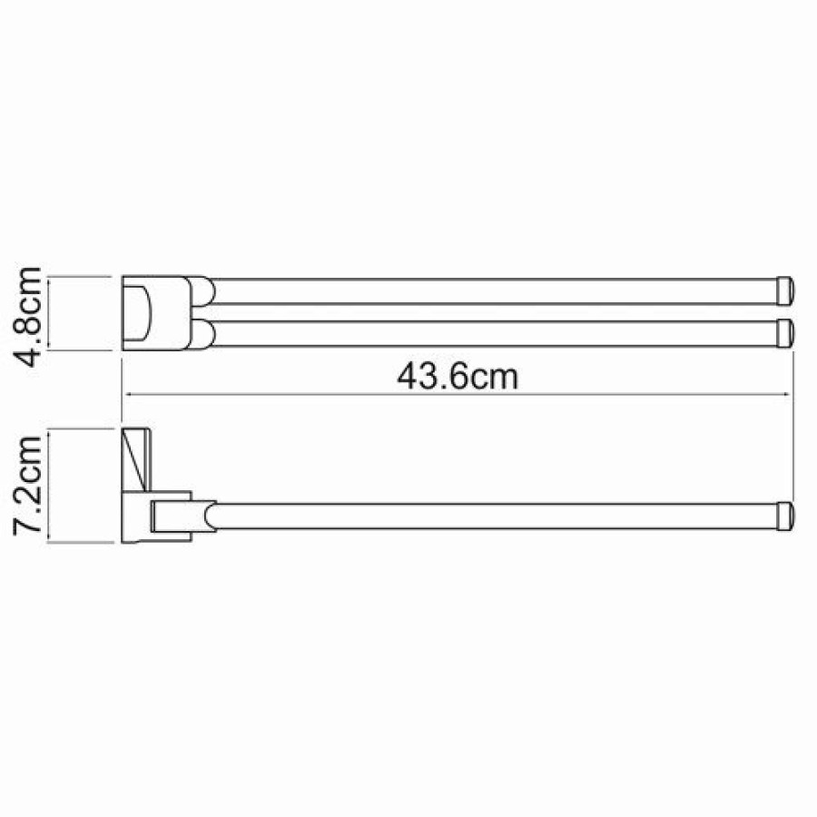 WasserKRAFT Leine K-5031 Держатель для полотенца 436 мм (хром)