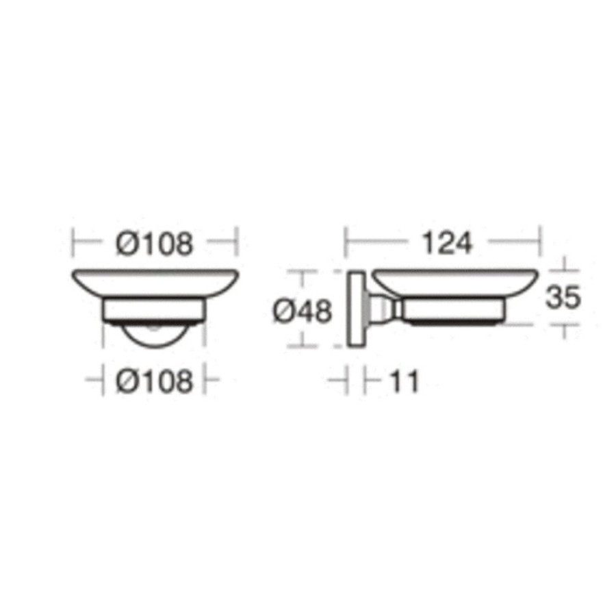 Ideal Standard IOM A9122AA Мыльница с держателем 2