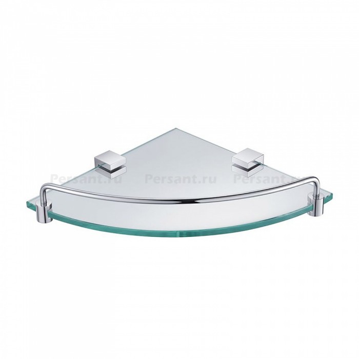Timo Selene 10073/00 Полка угловая стеклянная (цвет хром)