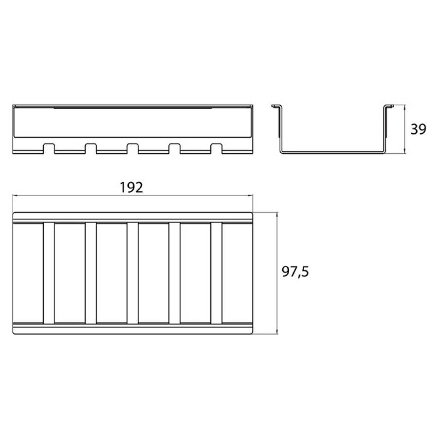 Emco Liaison 1845 001 00 Корзинка для рейлинга