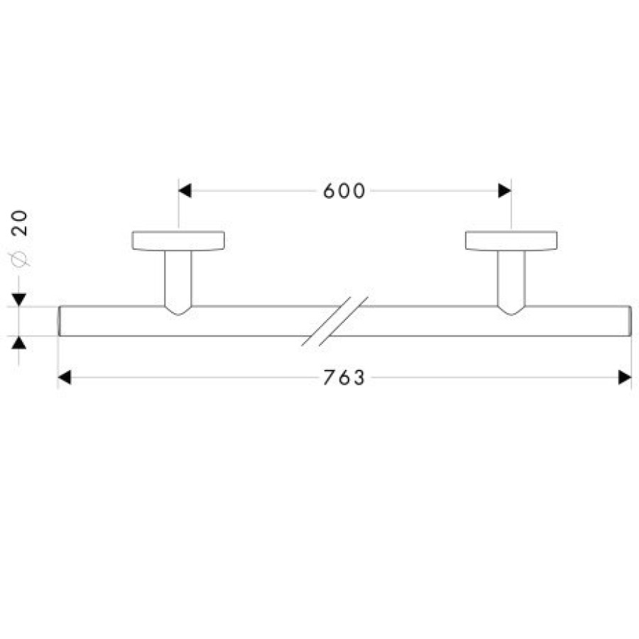 Полотенцедержатель 40516000 Hansgrohe Logis