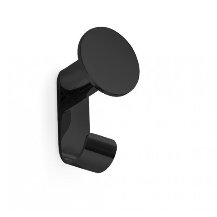 INDA One AV120BNE Двойной крючок для халата | полотенца (чёрный матовый)