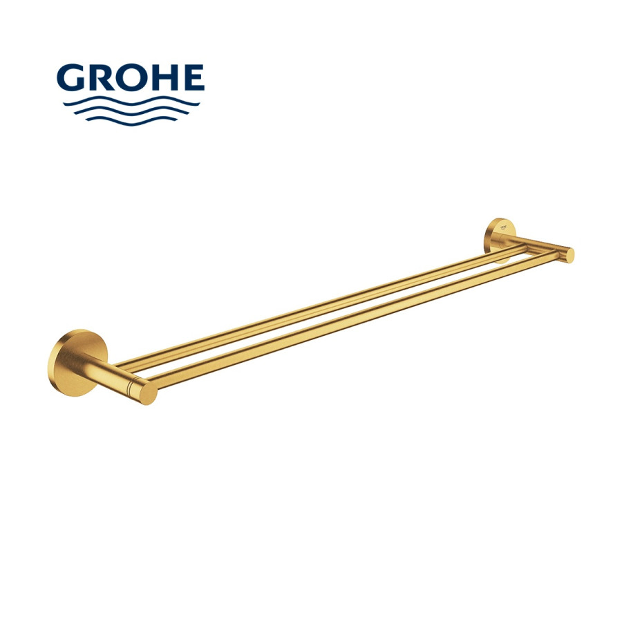 GROHE Essentials 40802GN1 Держатель для полотенца 600 мм, двойной (золото шлифованное)