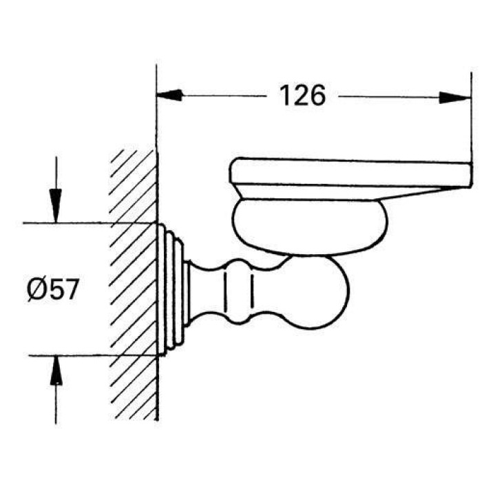 Grohe Sinfonia 40045IG0 Держатель для мыльницы (хром/золото)