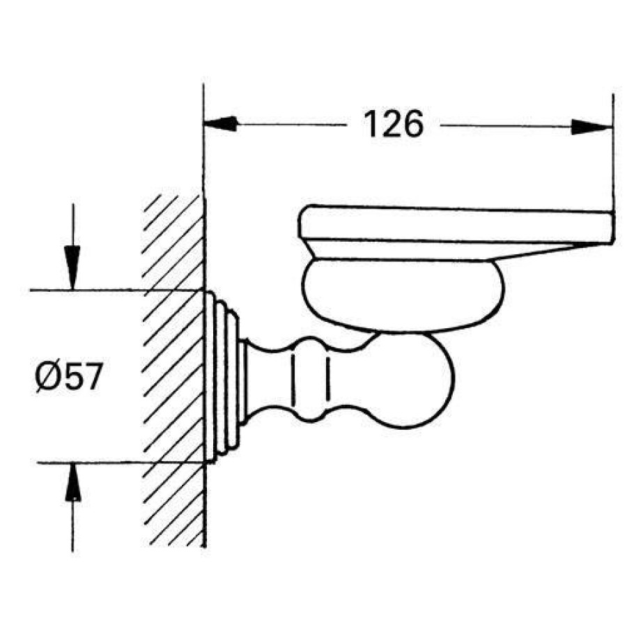 Grohe Sinfonia 40045IG0 Держатель для мыльницы (хром/золото)