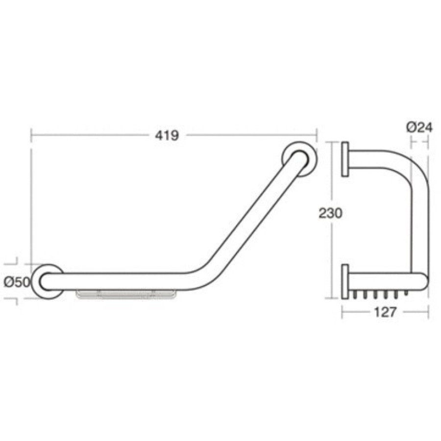 Ideal Standard IOM A9114AA Поручень с мыльницей