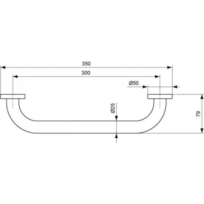 Ideal Standard IOM A9126AA Поручень прямой