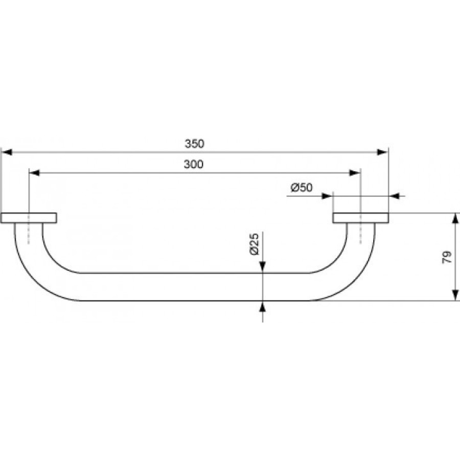 Ideal Standard IOM A9126AA Поручень прямой