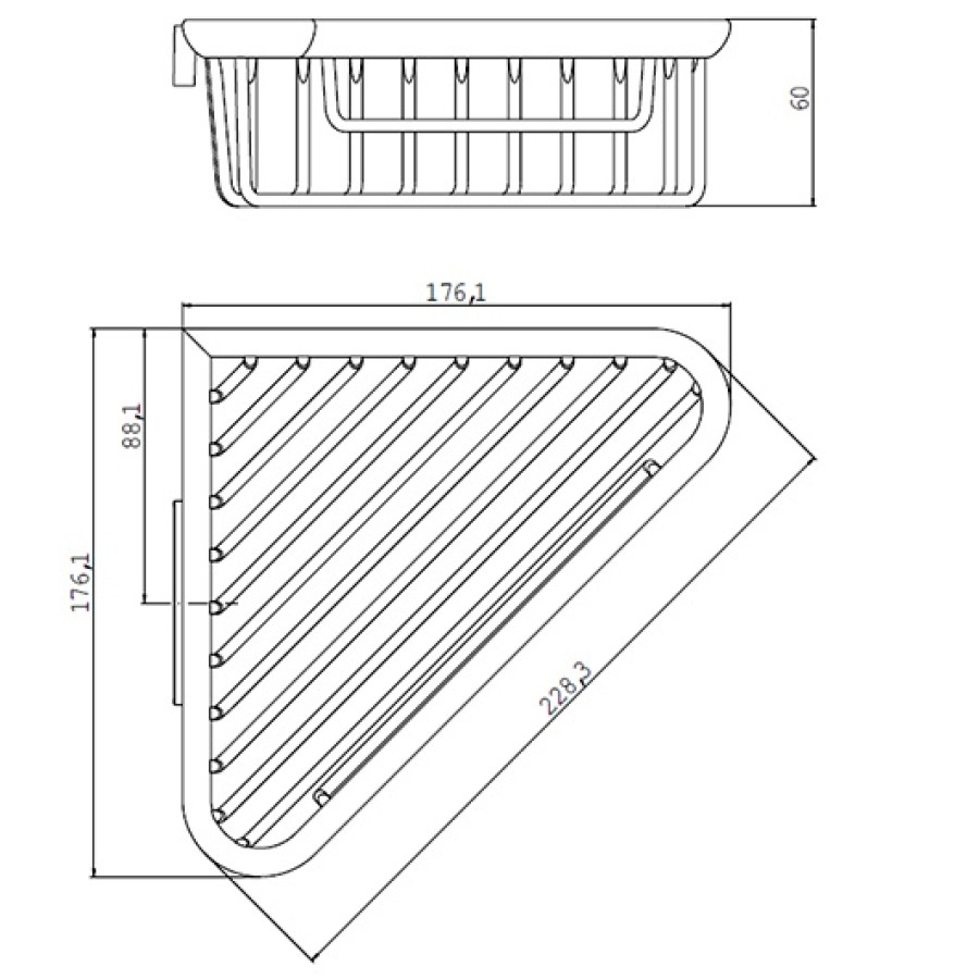 Emco System2 3545 001 05 Корзинка для душа