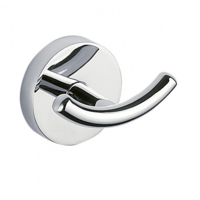 INDA Forum A3620BCR Двойной крючок для халата | полотенца (хром)