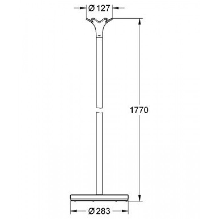 GROHE Ondus 40387 KS0 Держатель для халатов (цвет черный бархат)