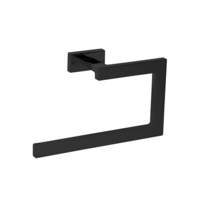 INDA Lea A18160NE Держатель для полотенца - кольцо (чёрный матовый)