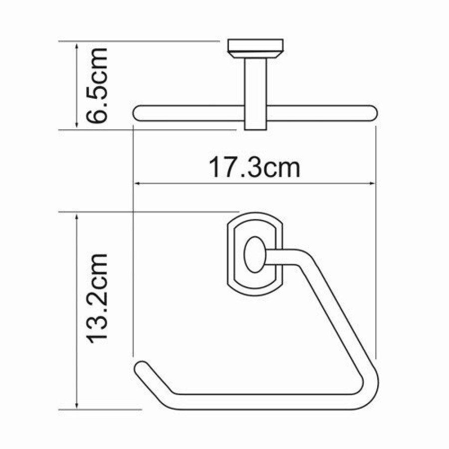 WasserKRAFT Oder K-3061 Держатель для полотенца - кольцо (хром)