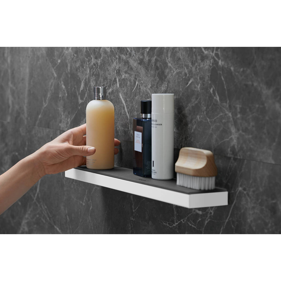 Hansgrohe Rainfinity Shelf 26844700 Полка для ванной комнаты (белый матовый, графит)