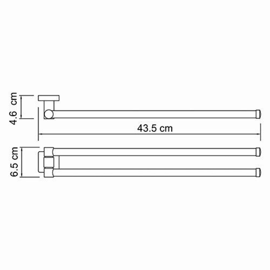 WasserKRAFT Lippe K-6531 Держатель для полотенца 435 мм (хром)