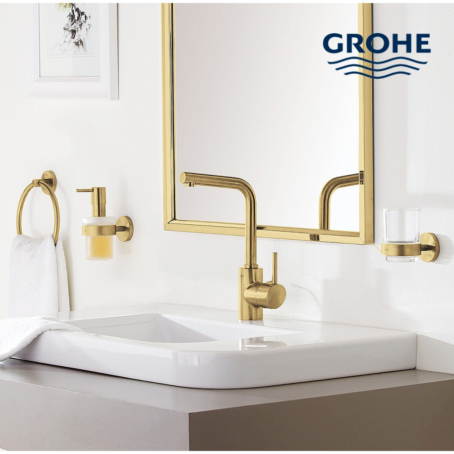 GROHE Essentials 40365GN1 Держатель для полотенца | кольцо (золото шлифованное)