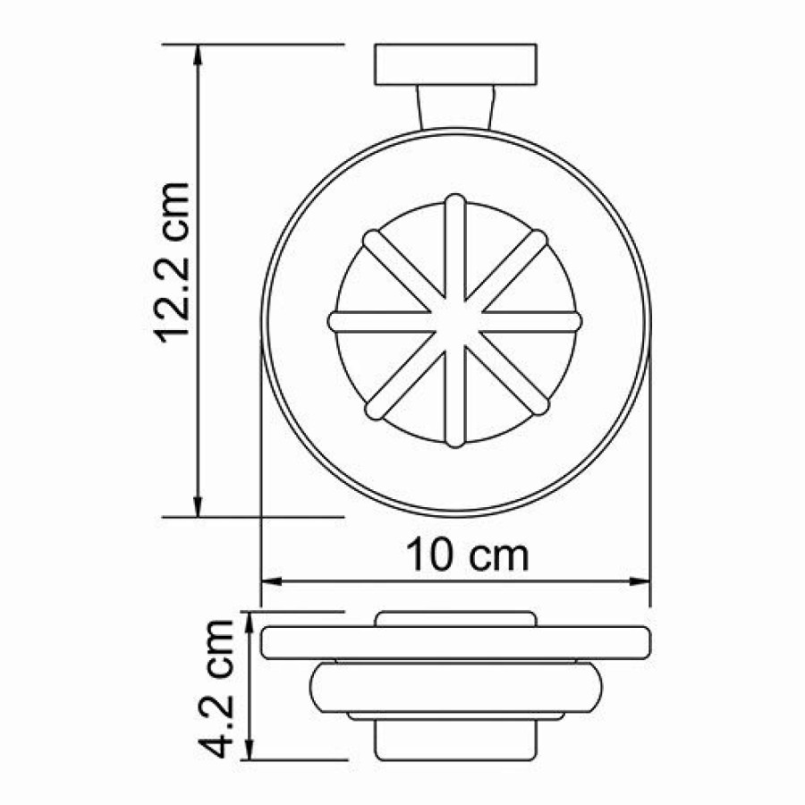 WasserKRAFT Lippe K-6529 Мыльница подвесная (хром)