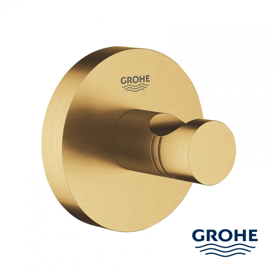 GROHE Essentials 40364GN1 Крючок для халатов и полотенец (золото шлифованное)