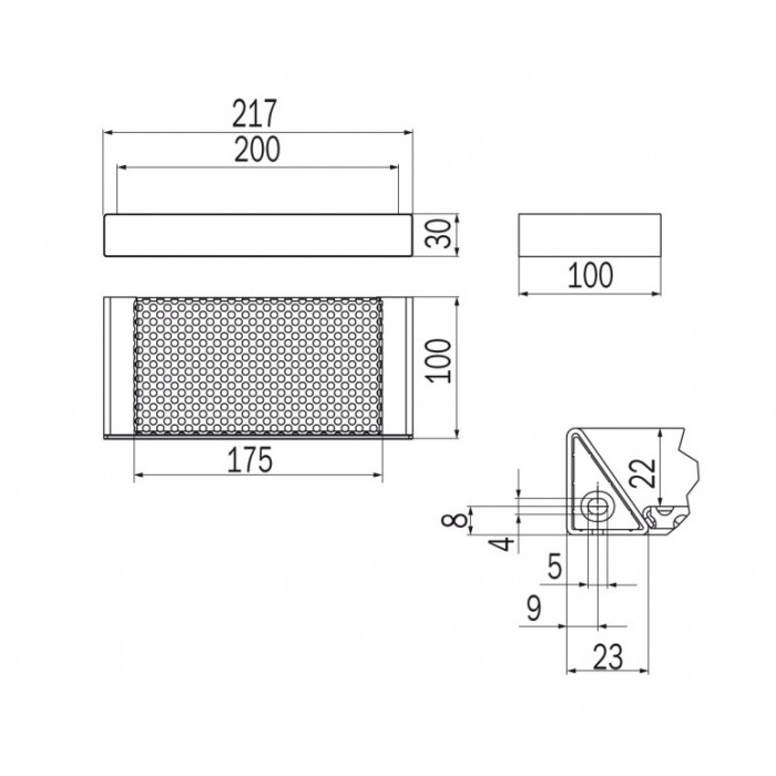 INDA Indissima A88510CR Мыльница-решётка подвесная (хром)