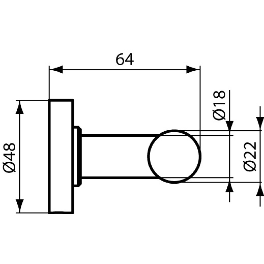 Ideal Standard IOM A9116AA Крючок для одежды