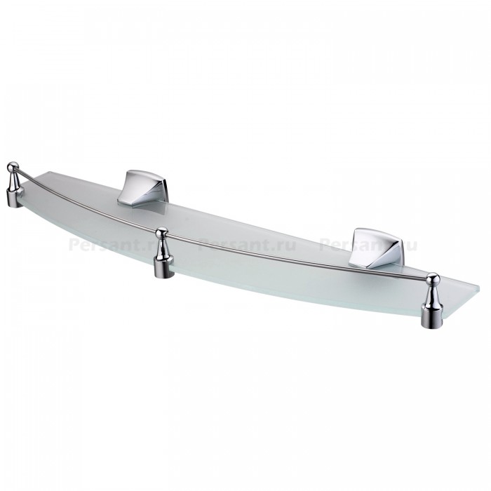 WasserKRAFT Wern K-2544 Полка стеклянная 500 мм (хром)