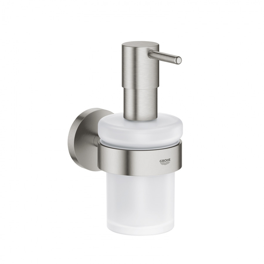 GROHE Essentials 40369DC1 - Держатель для: мыльницы, стакана, дозатора жидкого мыла (суперсталь)